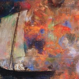 Flower Clouds by Odilon Redon