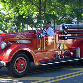 1940 Seagrave Fire Truck by Bill Rogers
