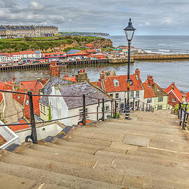 199 Steps From Whitby Abbey  by Paul Thompson