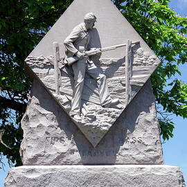 1st Massachusetts Infantry Memorial, Gettysburg by Douglas Taylor
