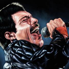 Freddie Mercury of the band Queen by Jorge Terrones