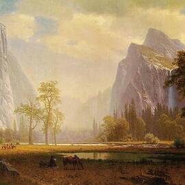 Looking Up the Yosemite Valley by Albert Bierstadt