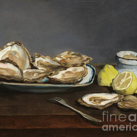 OYSTERS, 1862 by Edouard Manet