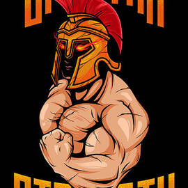 Spartan Strength Fitness Gym Bodybuilder by Mister Tee