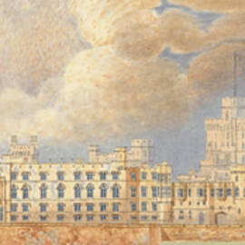 Studio of Sir Jeffry Wyatville, , Windsor Castle, Berkshire, Distant View from the South by MotionAge Designs