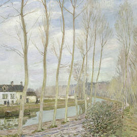 The Loing Canal 1892 by Alfred Sisley