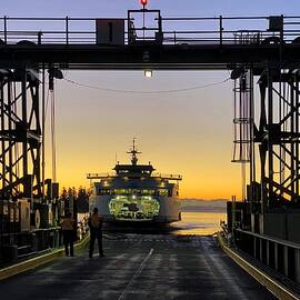 Washington State Ferry by Jerry Abbott