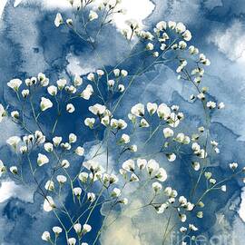 White Flowers by Aesha Mohamed
