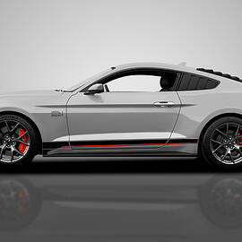 2021 Mach 1 Mustang Coupe  -  fighterjetgrayreflect210559 by Frank J Benz