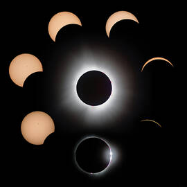 2024 Total Solar Eclipse Sequence by Peter Herman