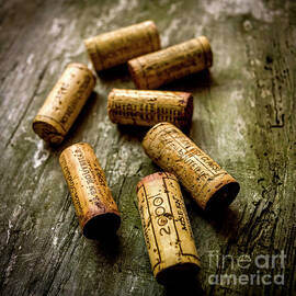 Corks of French wine by BERNARD JAUBERT