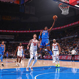 New York Knicks v Oklahoma City Thunder by Zach Beeker