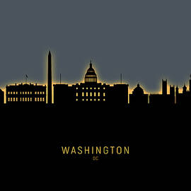 Washington DC Skyline by Michael Tompsett