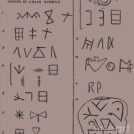 Pictographs and Linear Script Symbols by Science Source