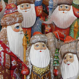 Santa Claus christmas dolls  Kotor, Montenegro by Steve Estvanik