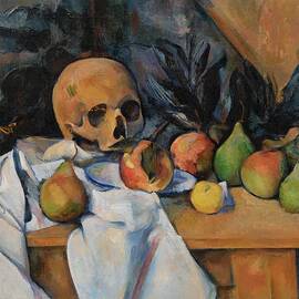 Still Life with Skull by Paul Cezanne
