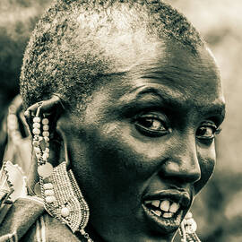 Maasai Warrior Ngorongoro Tanzania 4351 by Amyn Nasser