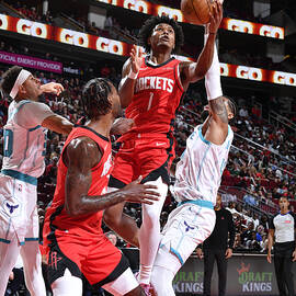 Charlotte Hornets v Houston Rockets by Logan Riely