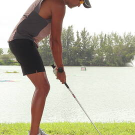 Golf Swing By The Lake by Dianna Tatkow