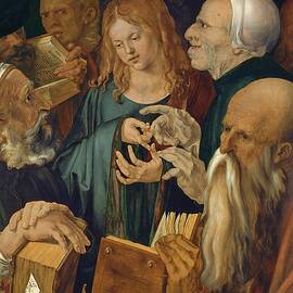 Christ among the Doctors 1506 by Albrecht Durer