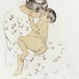 Number Painting for Adults Mothers Kiss Painting by Mary Stevenson Cassatt  Paint by Numbers Kit for Kids and Adults