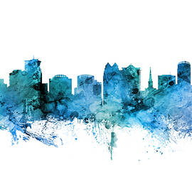 Orlando Florida Skyline by Michael Tompsett