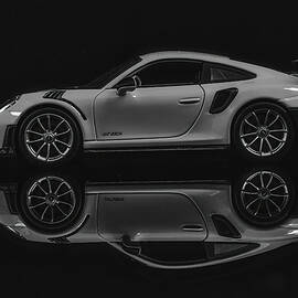 911 GT2 RS Sports Car in Black and White by Brian Kerls