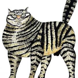 A Botero Tabby Cat by Graham Wallwork