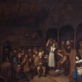  A Quakers' meeting by Master Style