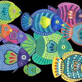 A school of fish by Nonna Mynatt