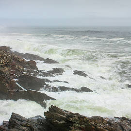 A Storm on the Ogunquit, Maine Coast by Betty Denise