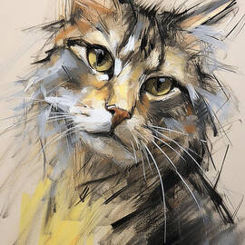 A Stray Cat by Dragica Micki Fortuna