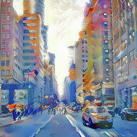 A Street in New York City by Debra Kewley