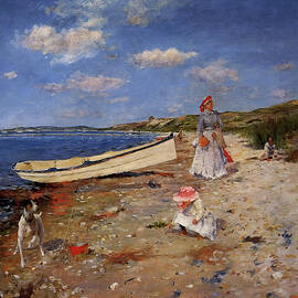 A Sunny Day at Shinnecock Bay 1890 by William Merritt Chase