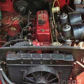 A Vintage M G Engine by Marcus Dagan