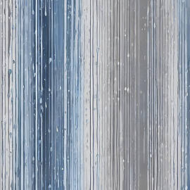 Abstract Blue Rain Pattern by Jeff Creation