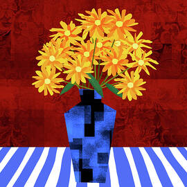 Abstract Flowers  by Andrew Hitchen
