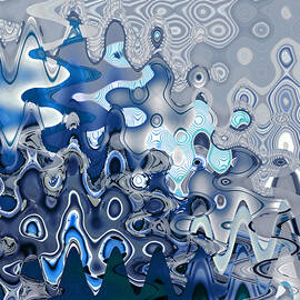 Abstract In Blue And Cyan by Art Lahr