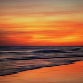 Abstract Seascape Sunset - Atlantic Beach by Bob Decker