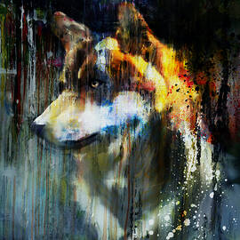 Abstract Wolf Portrait by Marian Voicu