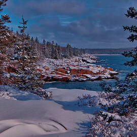 Acadia Winter Morning by Stephen Vecchiotti