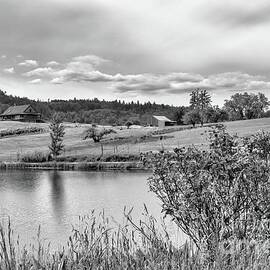 Across The Pond 2 - Black And White by Beautiful Oregon