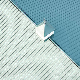 Aerial view of cupola in New Haven, Vermont