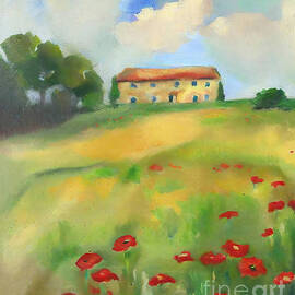 After Monet Painting poppies summer tree french monet classic ar by N Akkash