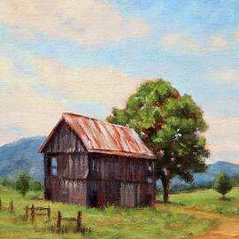 Aged to Perfection - Old Barn in Rockbridge County by Bonnie Mason