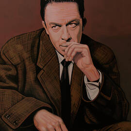 Albert Camus Painting by Paul Meijering