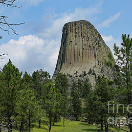 Amazing Mountain Structure of Devils Tower by Christiane Schulze Art And Photography