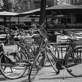 Amsterdam Bicycle Scene by Georgia Clare