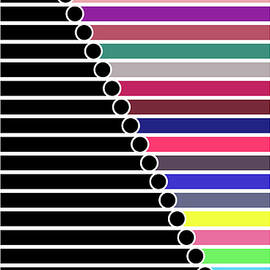 AN ELLO CODE ALPHABET GRID by CODED IMAGES