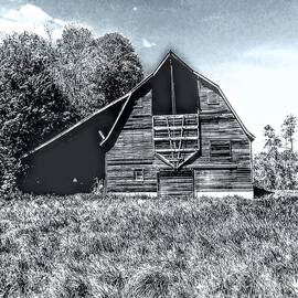 An Old Barn on a Hill by Curtis Tilleraas